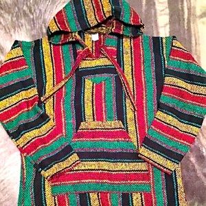 Pull over hoodie, Jamaica colours